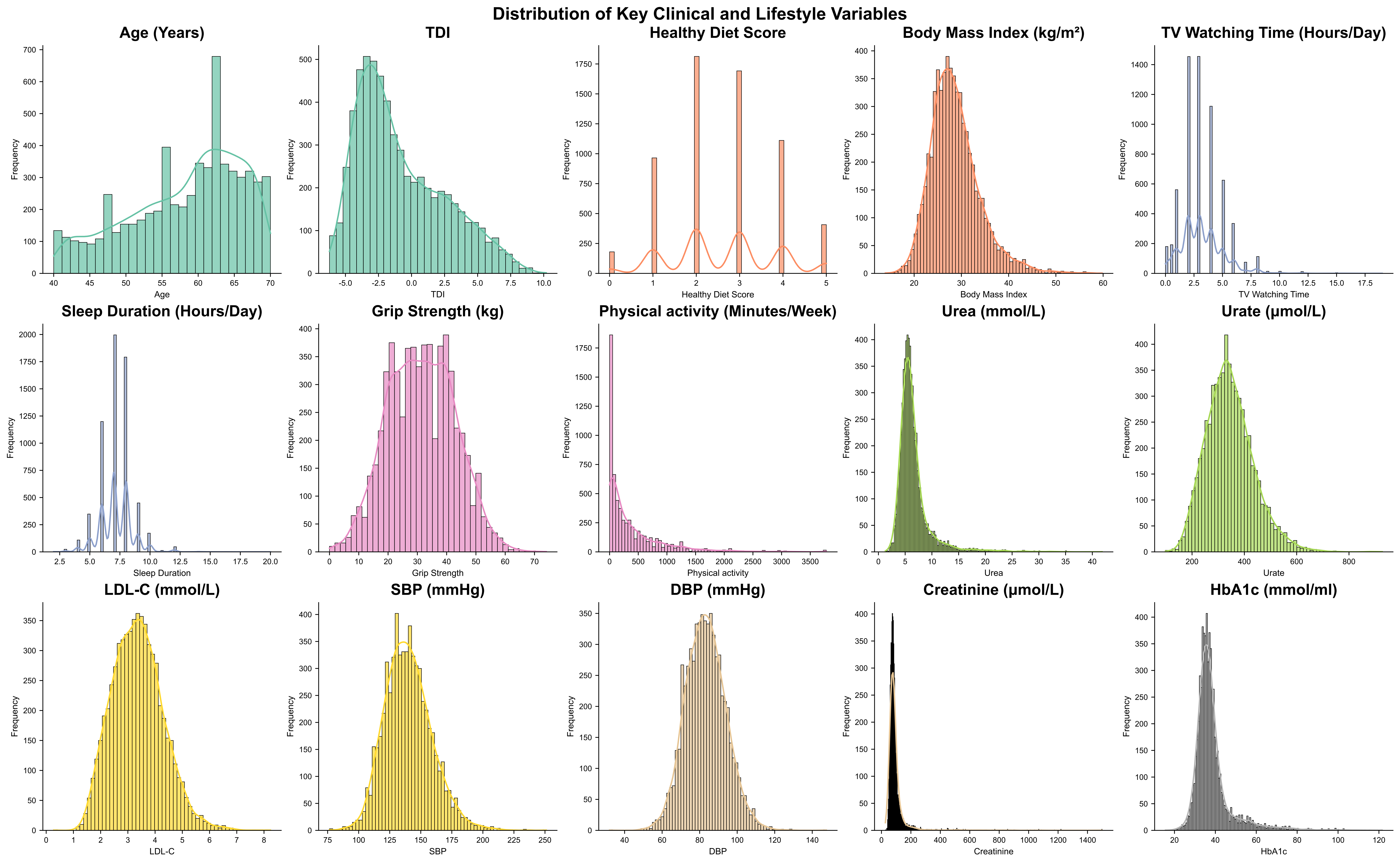 1.Key Variable Distribution Characteristics